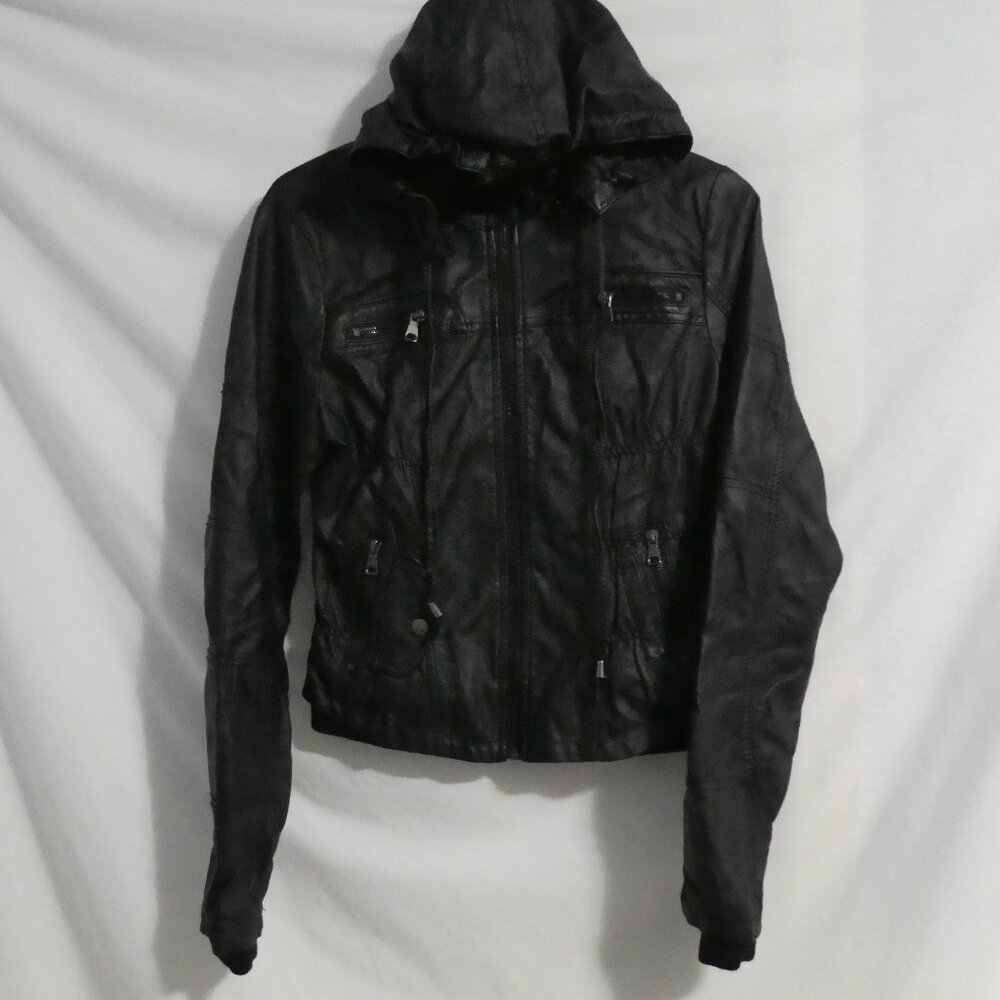 SI SONO By CAVALINI | medium | Zip-Up Chocolate Brown Jacket | Removeable Hood